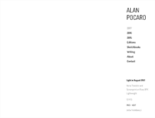 Tablet Screenshot of alanpocaro.com